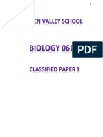 Classified Paper 1 Biology 0610