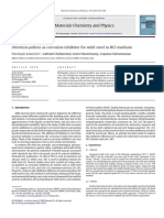 Artemisia Pallens As Corrosion Inhibitor For Mild Steel in HCL Medium