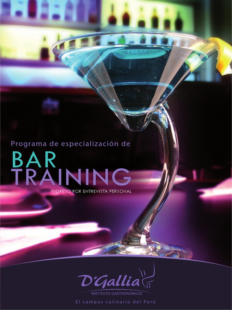 bartraining.pdf Perú Gastronomía Free 30day Trial Scribd