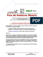 Participa en El Foro Gobierno Abierto en Hermosillo 22 y 23 Septiembre 2016 ISAP INAP