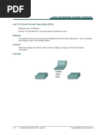 Lab 2.5.2 Install Aironet Client Utility (ACU) : Objective