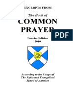 Excerpts From the Book of Common Prayer