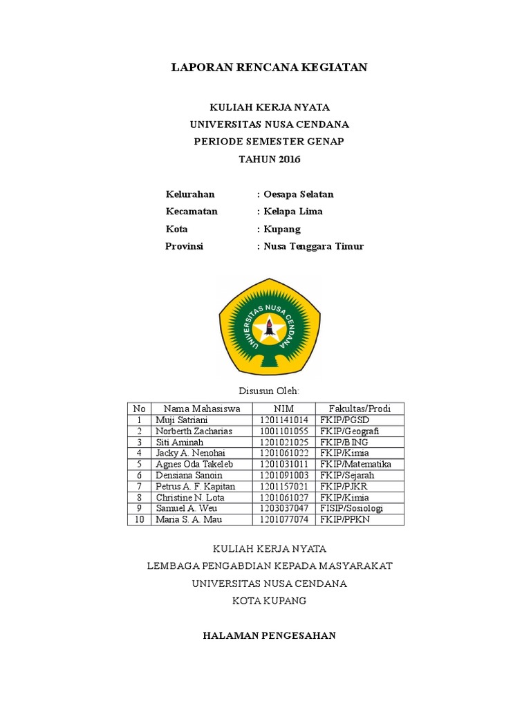 LAPORAN RENCANA KEGIATAN KELOMPOK &amp; INDIVIDU.docx