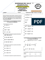 Parcial de Matematicas II Administracion 26 de Marzo de 2015- 1 Univalle