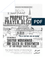 The Prophet's Prayer Described