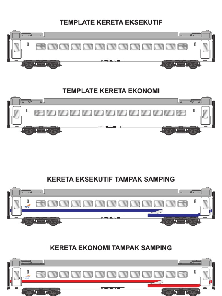 Desain dan Template Kereta Api | PDF
