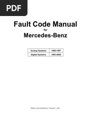 Mercedes Benz Fault Code Manual Pdf Throttle Electrical Connector