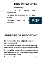 Budgeting in Pakistan