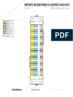 To Seat/Sleep 24 (Second AC) + 32 (Third AC) Coach Numbering: AB1, AB2 Etc