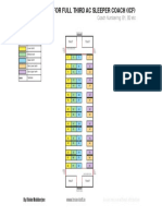 To Seat/Sleep 64 Coach Numbering: B1, B2 Etc