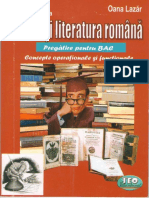 Rezumate La Limba Și Literatura Română - Pregătire Pentru BAC