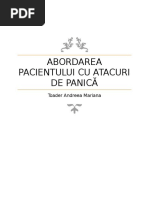 Abordarea Pacientului Cu Atacuri de Panică