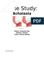 Case Study Achalasia