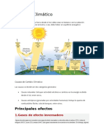 Cambio Climático-Trabajo Medio Ambiente y Desarrollo Sostenible