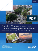 Volume 2 Funções Públicas de Interesse Comum Nas Metrópoles Brasileiras (IPEA)