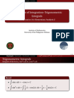 02 Trigonometric Integrals - Handout