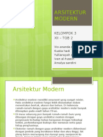 Arsitektur Modern PPT Kelompok 2