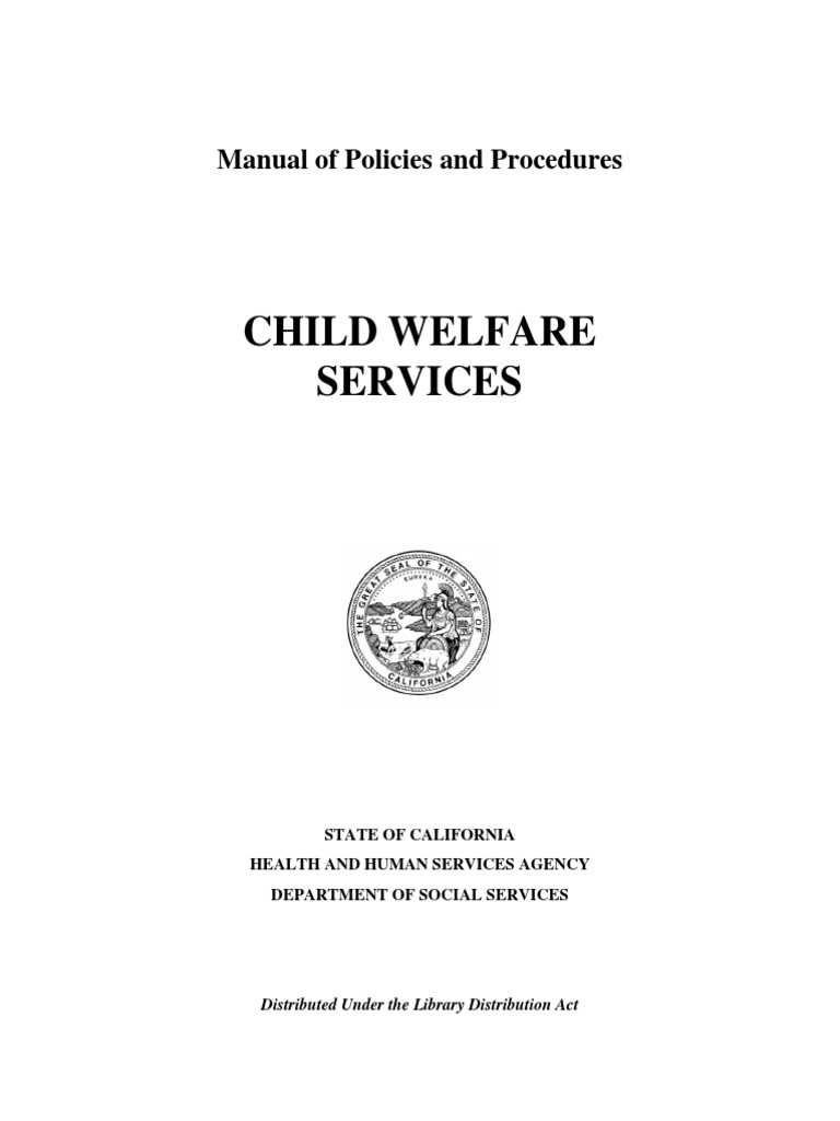Child Welfare Manual PDF Individualized Education Program Foster Care