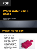 Warm Water Zak & Ijskap