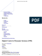 Digital Control of Dynamic Systems (1998)