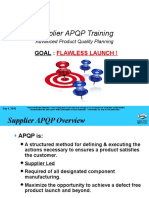 Supplier APQP Training