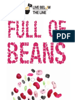 Live-Below-The-Line the-Hunger-Project-UK Full of Beans Recipe Pack 1 Menu Belowtheline