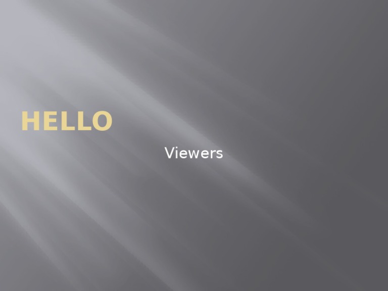 Hello | PDF