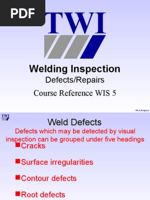 Crater Pipe In Welding