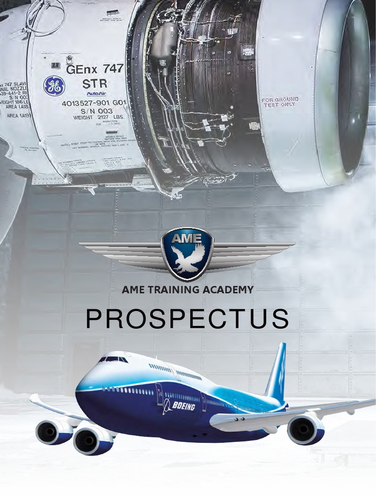 AME Training Academy Prospectus | PDF | Apprenticeship | Aviation