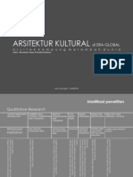 Arsitektur Kultural - Presentasi