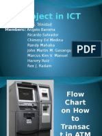 ICT Project Flow Chart and ATM Transaction Program