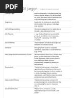 Sociology 101 Jargon Flashcards - Quizlet