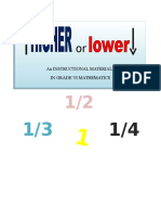 An Instructional Material in Grade Vi Mathematics