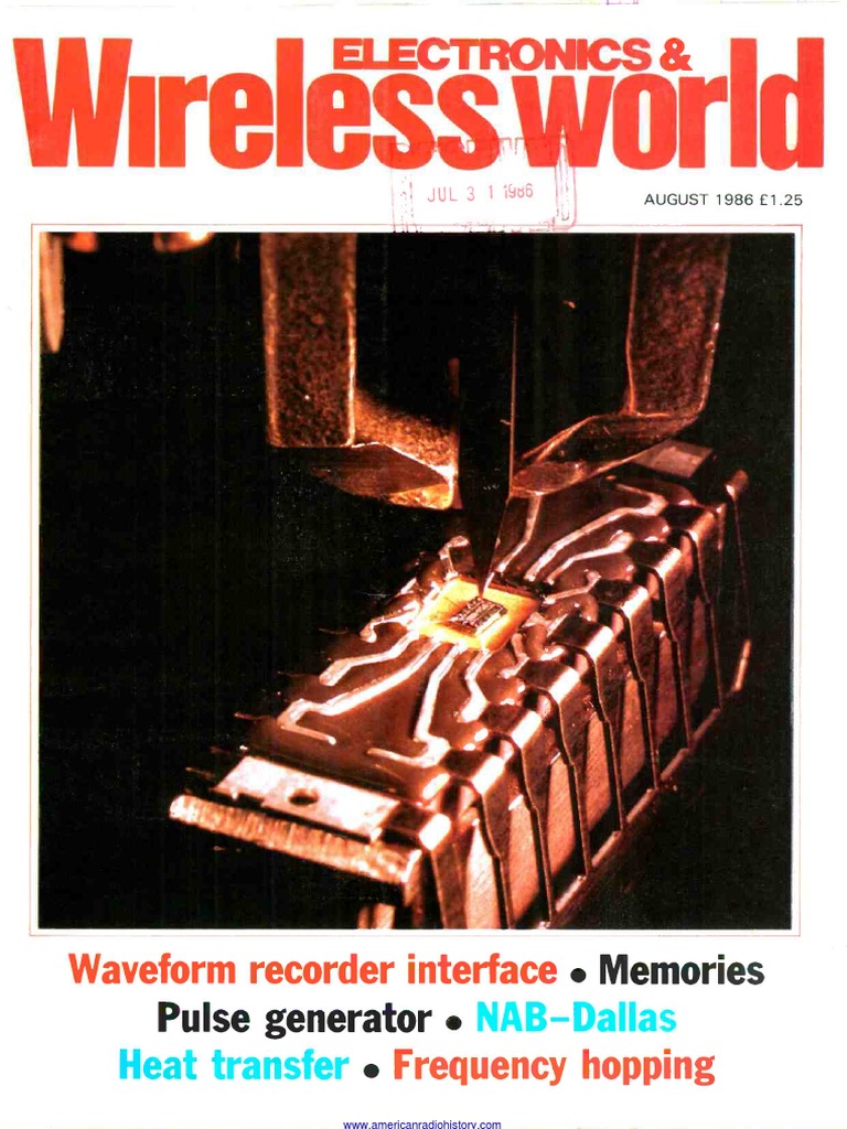 ギター ICS FACTORY Geometry Drive -FAT ver- Wireless World 1986 08 | PDF | Equipment | Digital Technology