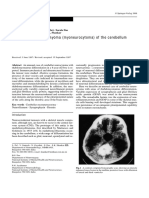 Neurocytoma/rhabdomyoma (Myoneurocytoma) of The Cerebellum