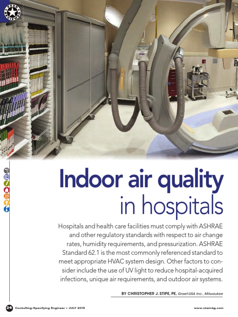 Indoor Air Quality in Hospitals PDF Ventilation (Architecture
