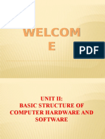 Basic Structure of Computer Hardware and Software