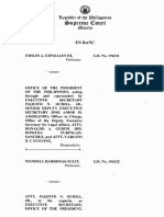 Emilio A. Gonzales III v. Office of The President, Etc., Et Al GR 196231 & Wendell Bareras-Sulit v. Atty. Paquito N. Ochoa, JR., Et Al. GR 196232