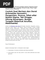 Download Contoh Soal Barisan Dan Deret Aritmatika by Yogi Sugiarto Maulana SN322977850 doc pdf