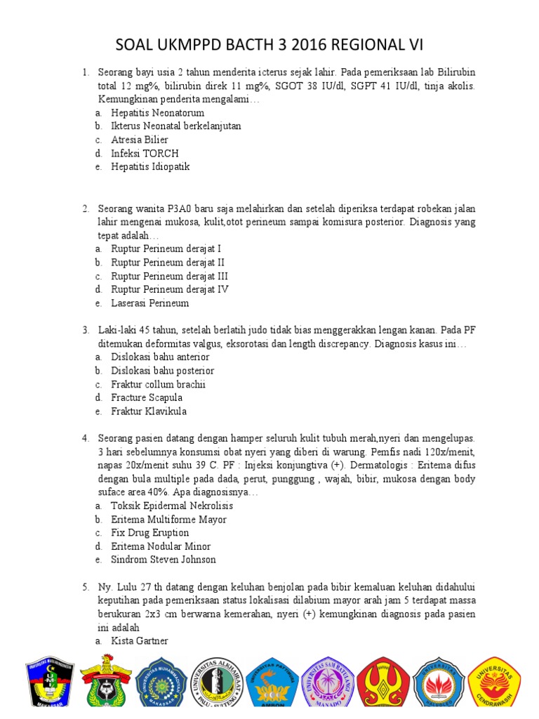Soal Ukmppd Bacth 3 2016 Regio 6