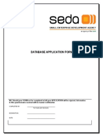 Database Application Form (General Procurement Non Bd