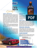 Signature Series 0W-30 Syn Motor Oil Data Bulletin
