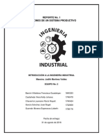 INTRODUCCIÓN A LA INGENIERÍA INDUSTRIAL