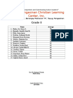 Eastern Pangasinan Christian Learning Center, Inc.: Grade II