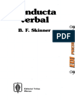 Skinner B.F. - Conducta Verbal
