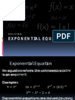 Exponents and Logarithms