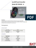 6 Key LED Touch Controller Model: KY-TOUCH A: WWW - Ekt