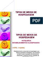 Tipos de Meios de Hospedagem