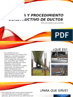 Sistema y Procedimiento Constructivo de Ductos