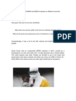 MERS and Ebola Impact On Countries